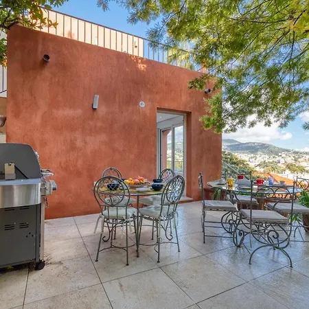 Villa Sur Les Hauteurs De Nice, Proche Centre Nice